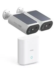 Solar Security Cameras Wireless Outdoor, 2Mins DIY Installation, No Subscript...