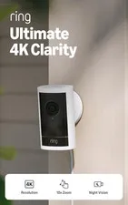 Outdoor Cam Pro, Plug-In (Newest Model), Home or Business Security, Retinal 4K w