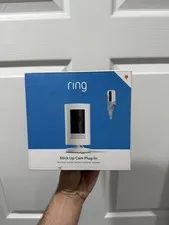 Ring Stick Up Cam Plug-In Indoor/Outdoor Wi-Fi Smart Security Video Camera NEW!