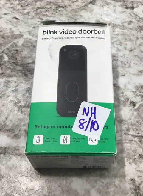 BRAND NEW - Blink Video Doorbell (2025 2nd Gen) BLACK New