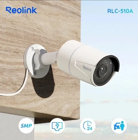 Reolink RLC-510A 5MP PoE Security Camera Outdoor Night Vision Audio Recording
