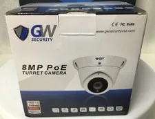 GW Security GW-803603M IP Color Camera W/2.8mm 4k 8MP Ultra HD Video Quality NEW