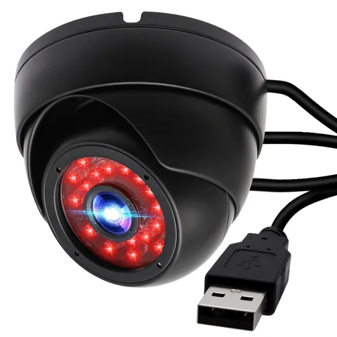 USB Dome 2MP Day Night Weatherproof Surveillance CCTV 1080P Dome Outdoor Work...