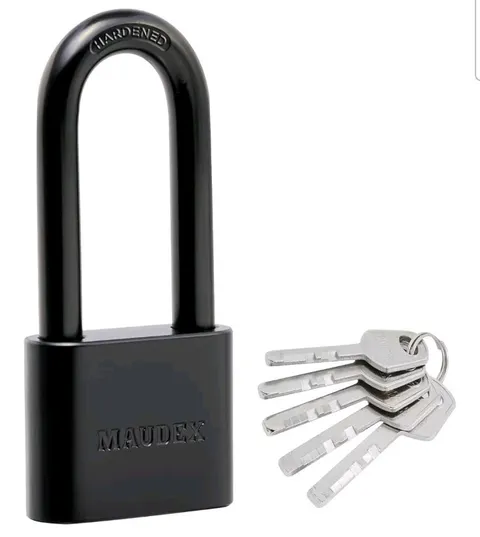 Maudex® PBE50 Weather-Resistant Padlock - Reliable Protection with 5 Keys, Prote