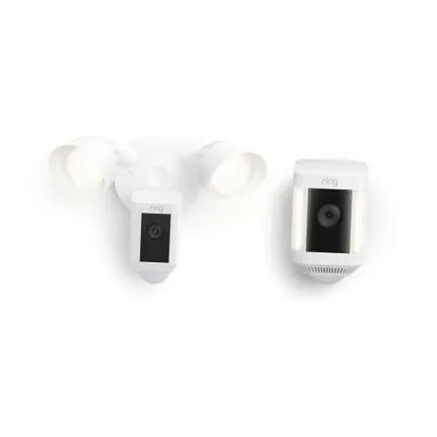 Floodlight Cam Plus with Spotlight Cam Plus - Battery White