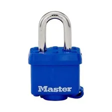 312D Laminated Steel Padlock with Blue Weather Resistant Lock