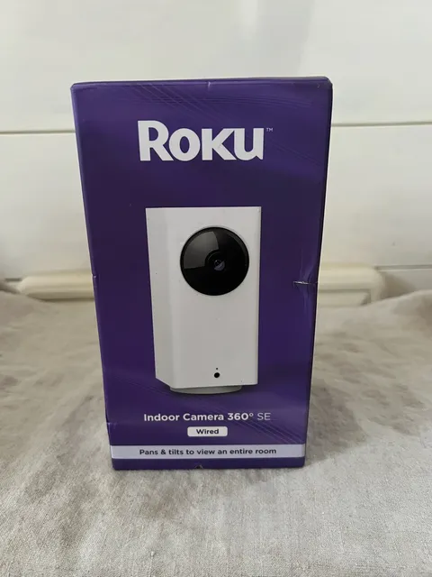 Roku Smart Home Indoor Camera 360° SE Wi-Fi®-Connected - Wired Security