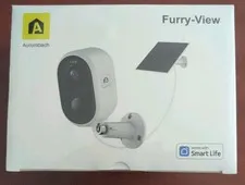 Aurumbach Furry View Solar Powered Outdoor Security Camera - New