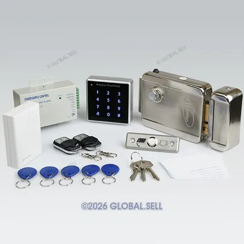 DIY RFID Access Control System Kit+ Electronic Lock+ 2Remote Controls+ Doorbell