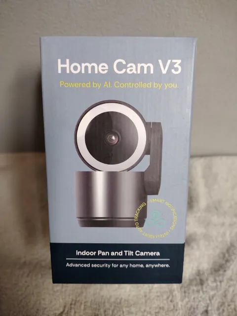 New Cove 2K Indoor Pan/Tilt Camera Home Cam V3. New Never Opened