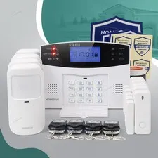 HOMSECUR Wireless &wired WIFI 4G Burglar Intruder Alarm System+4 Pet-Immune PIR
