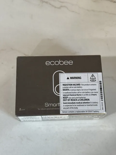 Ecobee SmartSensor 2 Pack - EB-DWSHM2PK-01