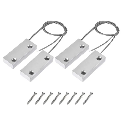 MC-52 NO Alarm Security Rolling Garage Door Contact Magnetic Reed Switch 2Set