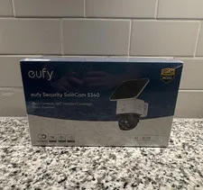 NEW STILL SEALED -Eufy Security SoloCam S340 3K Solar Outdoor Wi-Fi Camera 360°
