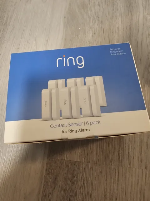 Ring Contact Sensor 6 Pack - 1st Gen for Ring Alarm - White. NEW SEALED.