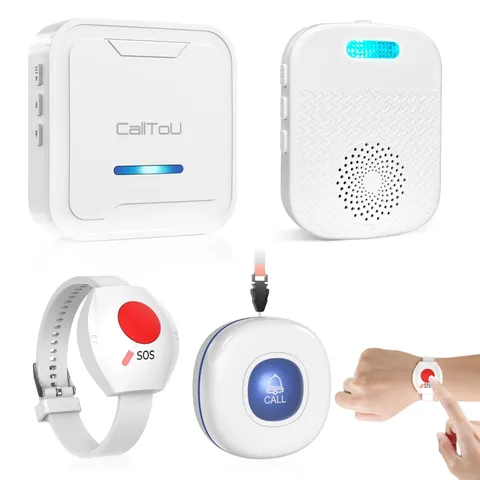 CallToU Caregiver Pager Wireless Call Button for Elderly/Senior,2026 New Vers...