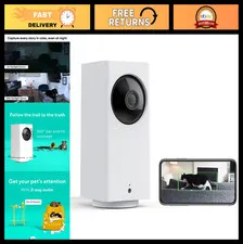 1080p WiFi Indoor Security Camera with Pan/Tilt/Zoom - Smart Home Surveillance