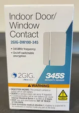 Brand New 2GIG DW100-345 Wireless Door / Window Contact Sensor , Magent Battery