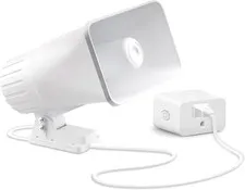 110V Outdoor Alarm Security Siren (TC-S7545-110), 80W Wired Horn, 120Db Long Ran