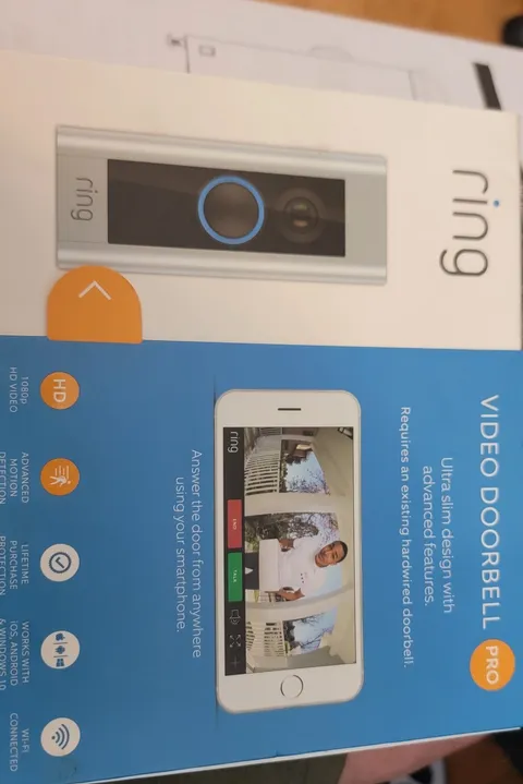 Ring Video Doorbell Pro Hardwired New In Box