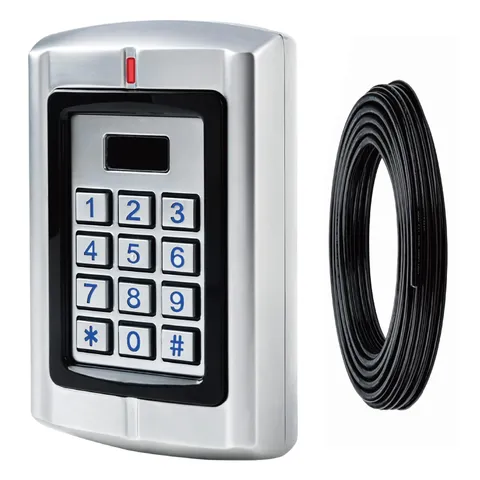 Universal Waterproof 12-24V AC/DC Metal Wired Keypad Stand Alone Access Contr...