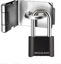 Outdoor Combination Lock, Heavy Duty Weatherproof Pad Locks with Code, Resett...