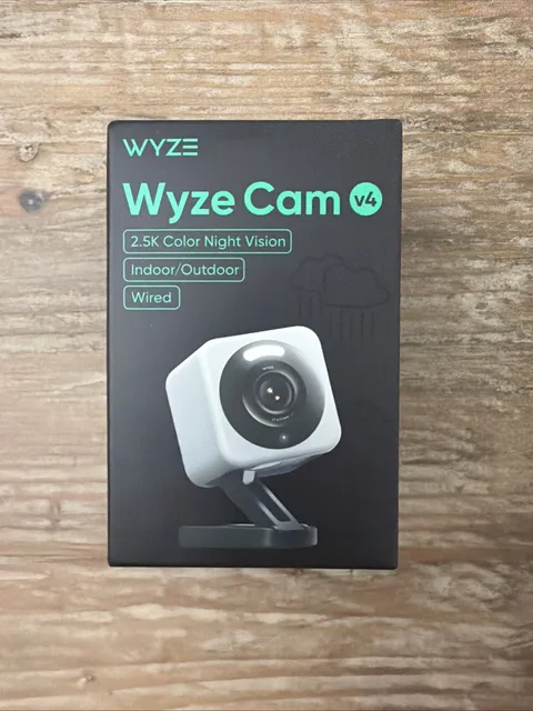 Wyze Cam v4 - 2.5K QHD Indoor/Outdoor WiFi Smart Security Camera