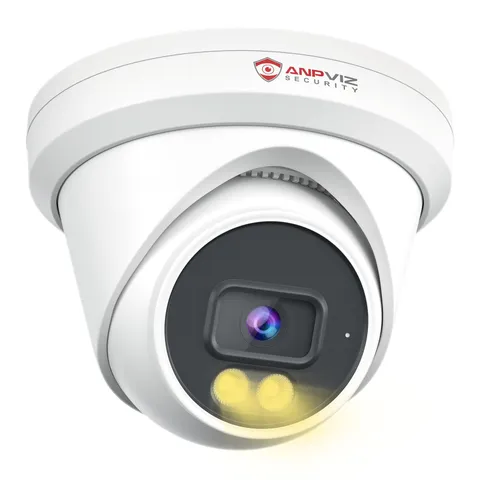 8MP PoE IP Camera 3840x2160 Resolution, Built-in Mic, 512GB SD Slot - Smart