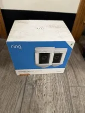 Ring Spotlight Cam Plus Camera Indoor/Outdoor Wireless Pack of 2