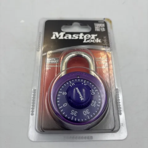 NIP Master Lock Purple Combination Padlock 1526D