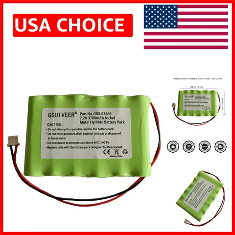 300-03866 Rechargeable 7.2V 3700mAh Battery for Lynx Security Systems