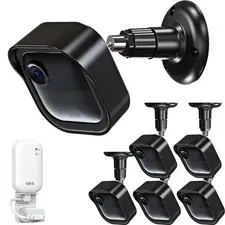 5 PACK Blink Outdoor Camera Mount with Sync Module Outlet Wall Mount, Black