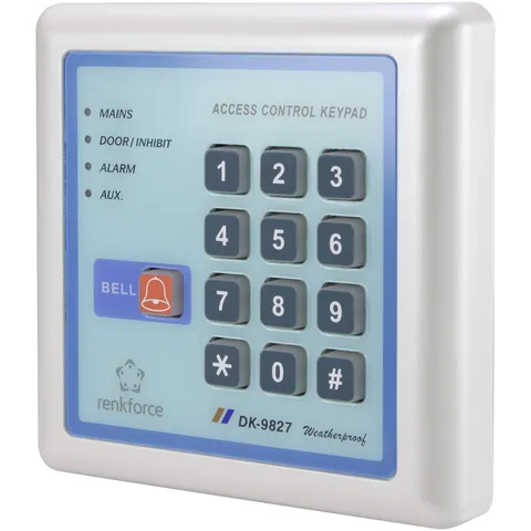 Renkforce 1582598 Digital Block Code 12V IP65 Backlit Keyboard