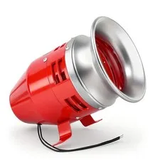 Baomain MS-390 110V AC 0.93A Motor Siren - 125dB Industrial Alarm with Metal ...