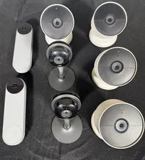 Google Nest Camera Lot - 8 Cameras - Indoor Outdoor Battery - Tested