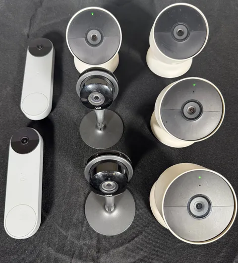Google Nest Camera Lot - 8 Cameras - Indoor Outdoor Battery - Tested