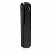 Portable HD Mini Camera with Clip, Wide-Angle Lens & Video Recorder