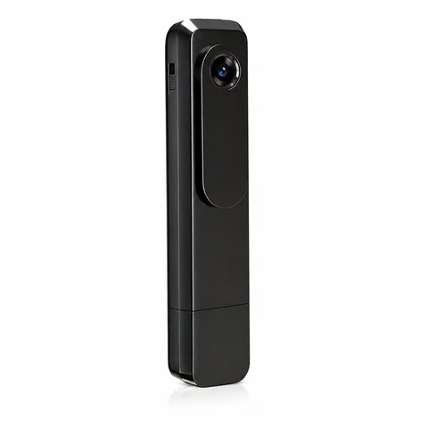 Portable HD Mini Camera with Clip, Wide-Angle Lens & Video Recorder