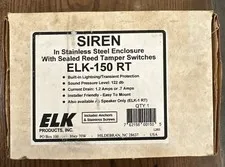 ELK-150RT 122DB Siren Stainless Steel Enclosure w/ Tamper Switch NEW OLD STOCK!