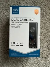 Eufy Security Video Doorbell E340 2K Wired/Wireless Dual Cameras Pre Owned