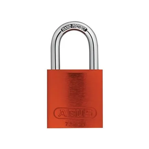ABUS Mechanical 72/40mm Aluminium Padlock Orange Keyed Alike TT02767 ABUKA45244