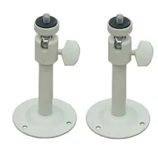 2 Pack 2-6 inch Adjustable Metal Brackets Pan Tilt Wall Ceiling Mounts for CC...
