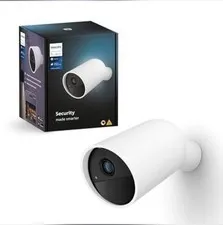 New Philips Hue Battery Indoor /Outdoor Security Camera White 581553