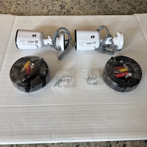 Lot Of 2 Night Owl Wired Add-On Camera with Mounting Hardware, CM-FTD8LS-B