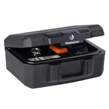 Fireproof Sentry Box Key Lock Important Document Money Safety Storage Chest Box