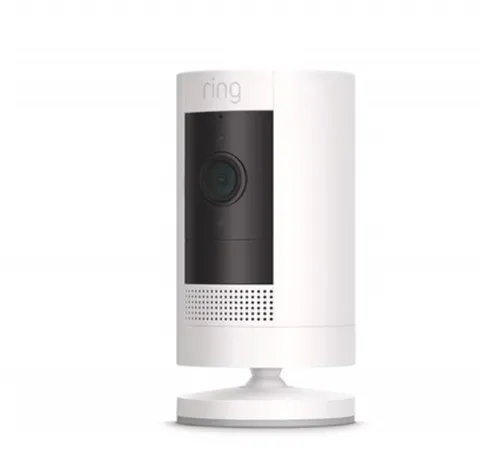 NEW Ring Stick Up Cam Indoor/Outdoor 1080p Security Camera White 3rd battery