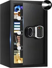 5.2 Cuft Large Safes for Home, Security Fireproof Safe Box with Programmable Key