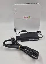 Rev Network Video Recorder RU4NVR2 HDD Camera Security White Power Supply Used