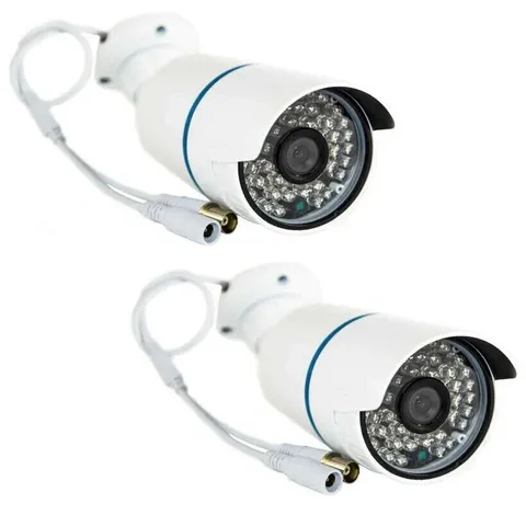 KIT 2X AHD CAMERA 3.6MM 5MPX 48 LED CCD IR PAL VIDEO SURVEILLANCE