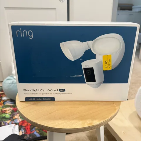 Ring Floodlight Camera Pro w/ 2K Video and Ring Vision - New Sealed